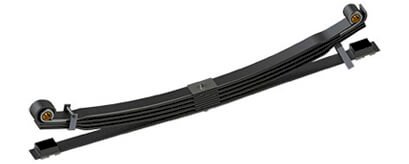 How leaf springs offer support to a vehicle’s suspension system?